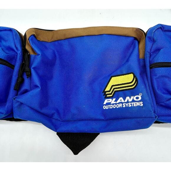 Plano Tackle Systems Waist Bag Pack Fishing Camping Adjustable Pockets GUC - Picture 2 of 8